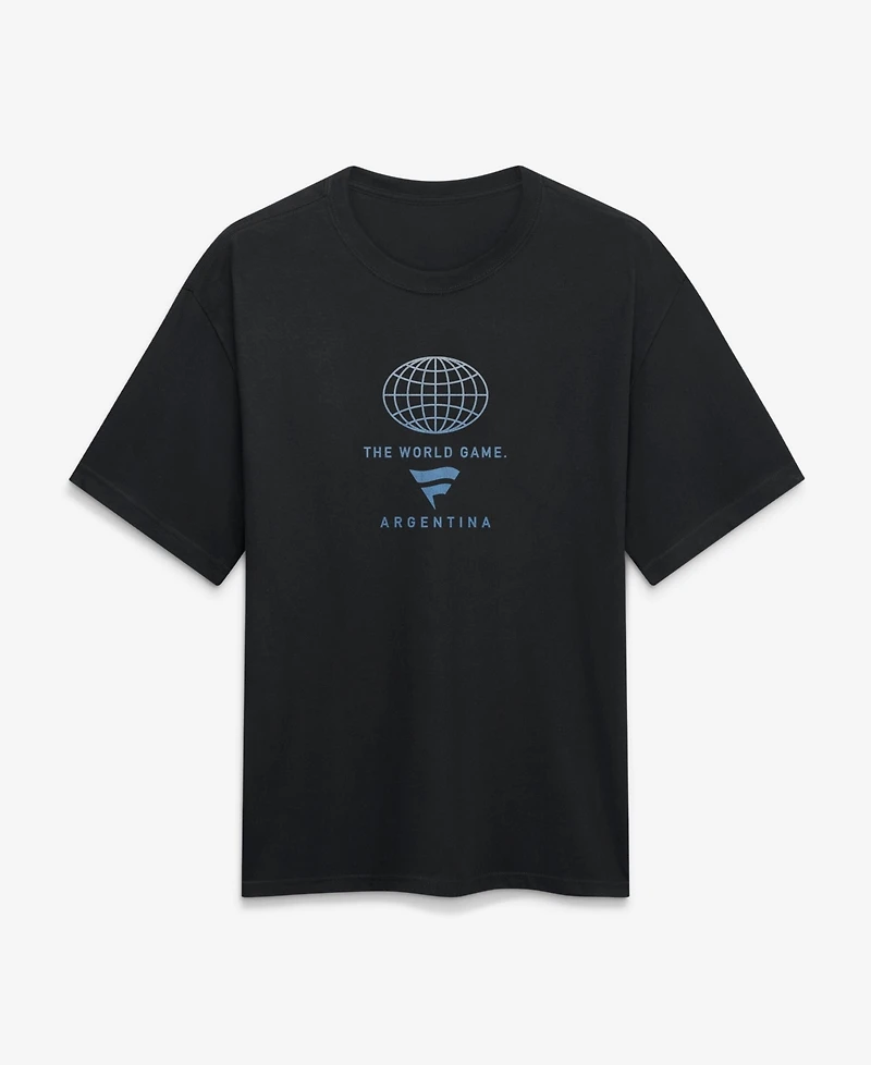 Fanatics Men's Black Argentina Streets Of The World Heavyweight T-Shirt