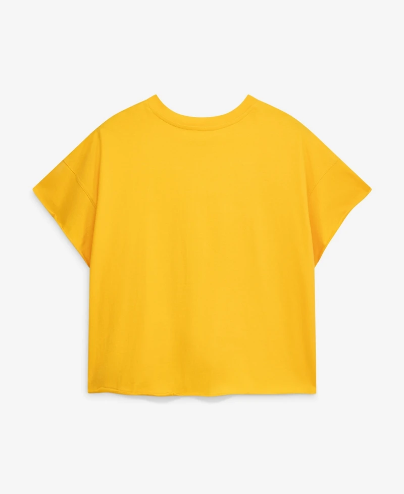 '47 Brand Women's Gold Milwaukee Brewers Plus Win Big Oversized Notch-Neck T-Shirt