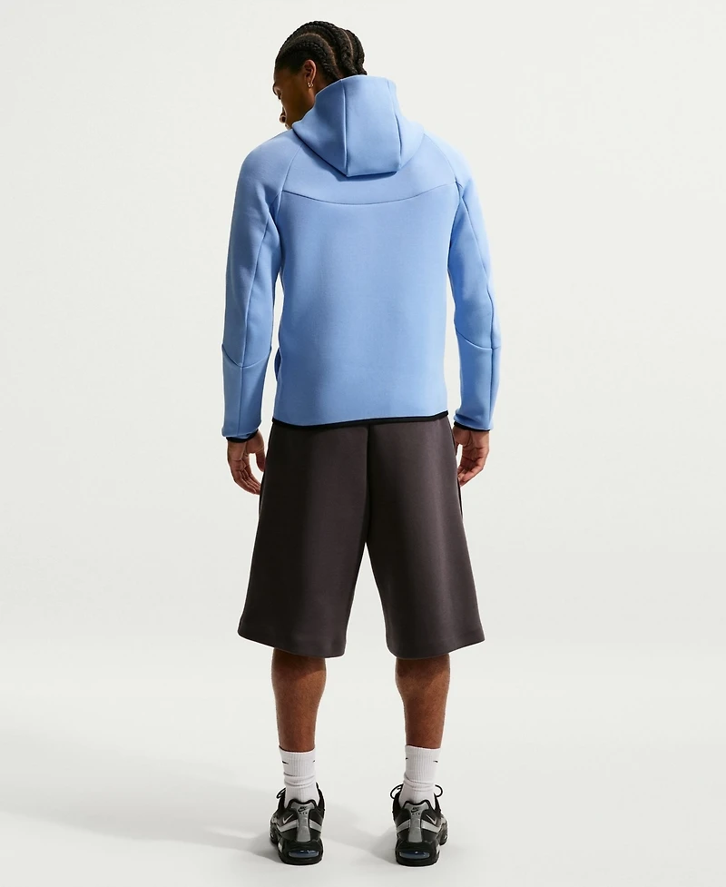 Nike Men's Blue Tottenham Hotspur Tech Fleece Windrunner Raglan Full-Zip Hoodie