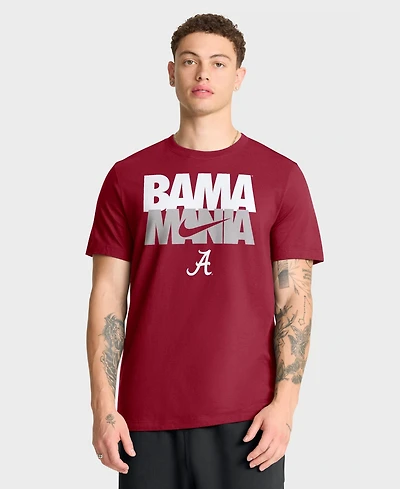 Nike Men's Crimson Alabama Crimson Tide Campus Local Madness T-Shirt