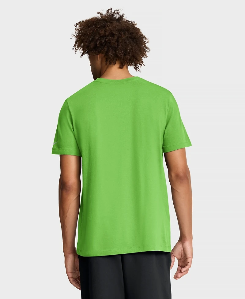 Nike Men's Neon Green Seattle Seahawks Essential Logo T-Shirt