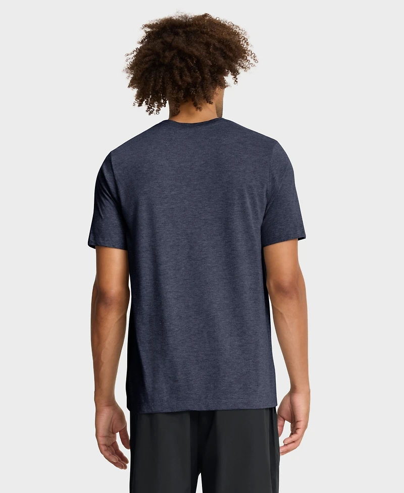 Nike Men's Heather Navy North Carolina Tar Heels Legacy Mantra Tri-Blend T-Shirt