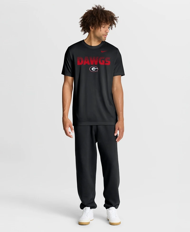Nike Men's Black Georgia Bulldogs Primetime Legend Kinetic Mantra Dri-fit T-Shirt