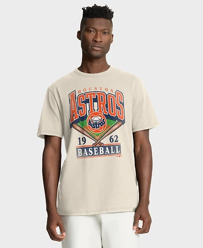 Fanatics Men's Tan Houston Astros Stadium Slub T-Shirt