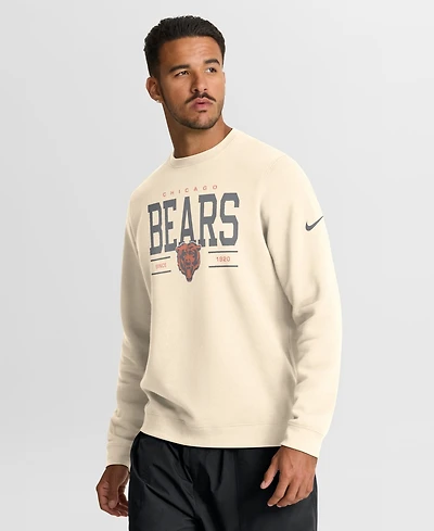 Nike Men's Natural Chicago Bears Always Reppin' Club Sweatshirt