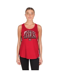 New Era Women's Scarlet San Francisco 49ers Summer Tank Top