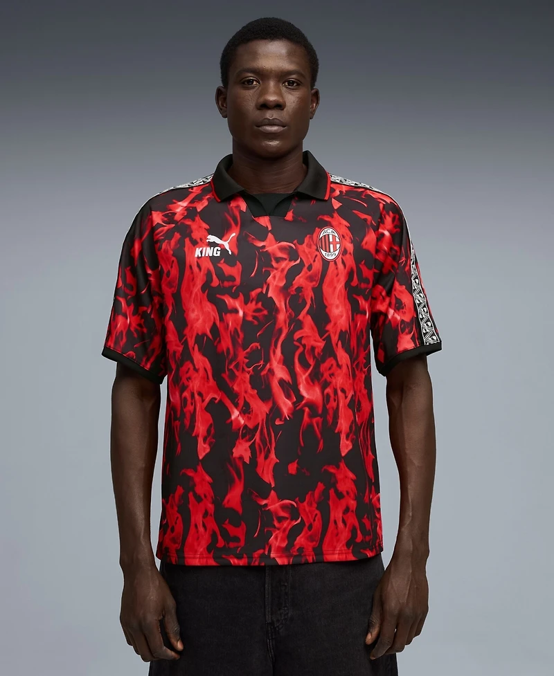 Puma Men's Red Ac Milan King Retro Jersey