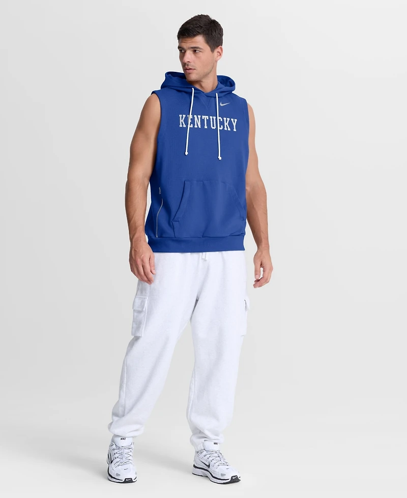 Nike Men's Royal Kentucky Wildcats 2026 Sideline Sleeveless Dri-fit Hoodie