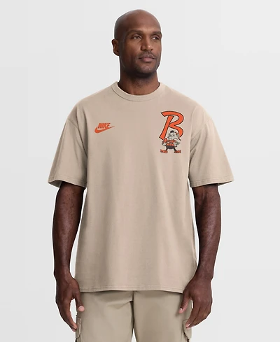 Nike Men's Sand Cleveland Browns Night Primary Max90 T-Shirt