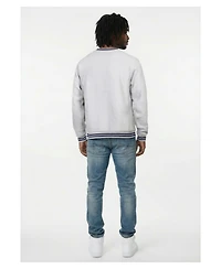 Champion Men's Heather Gray Seattle Mariners Reverse Weave Sweatshirt