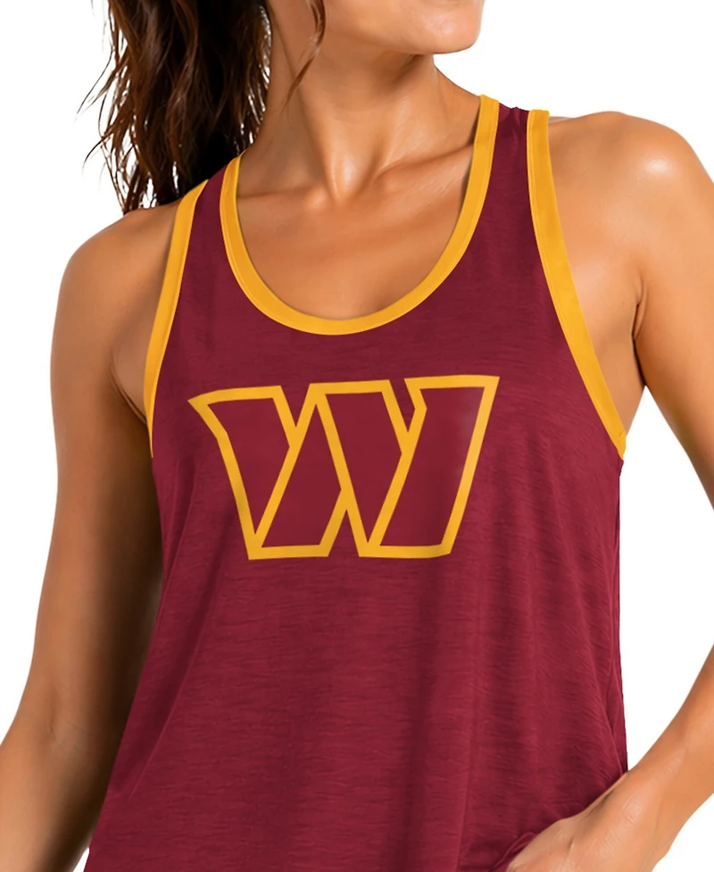 G-iii 4Her by Carl Banks Women's Burgundy Washington Commanders Tater Ii Racerback Tank Top