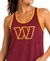 G-iii 4Her by Carl Banks Women's Burgundy Washington Commanders Tater Ii Racerback Tank Top