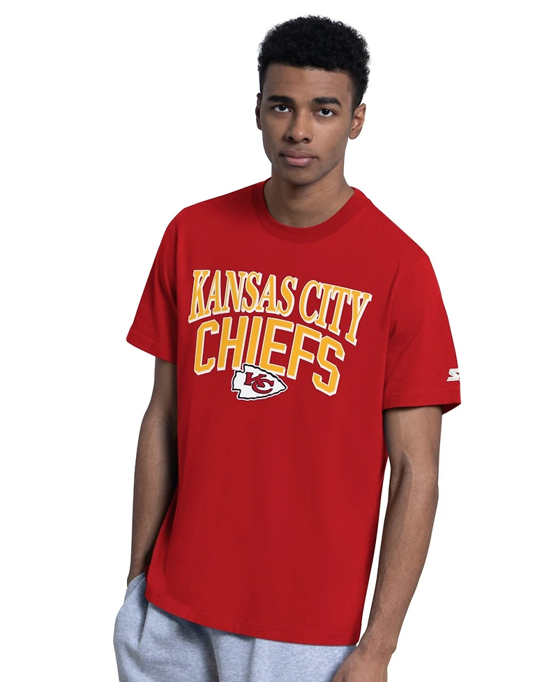 Starter Men's 2-Pack Red/Gray Kansas City Chiefs Logo T-Shirt Set