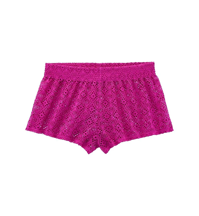 Lascana Women's Eyelet Cover up Beach Dress Shorts