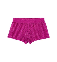 Lascana Women's Eyelet Cover up Beach Dress Shorts