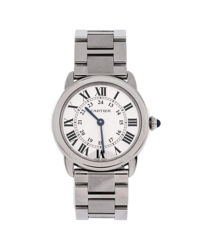 Pre-Owned Cartier Ronde Solo de Cartier Quartz Watch in Stainless Steel 29mm