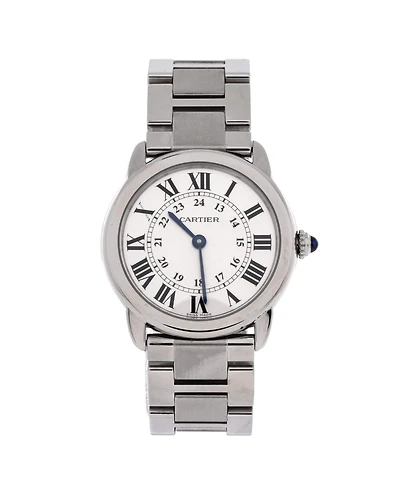 Pre-Owned Cartier Ronde Solo de Cartier Quartz Watch in Stainless Steel 29mm
