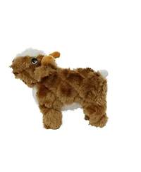 Mighty Jr Farm Goat 2 Pack, Durable Plush Squeaky Dog Toy