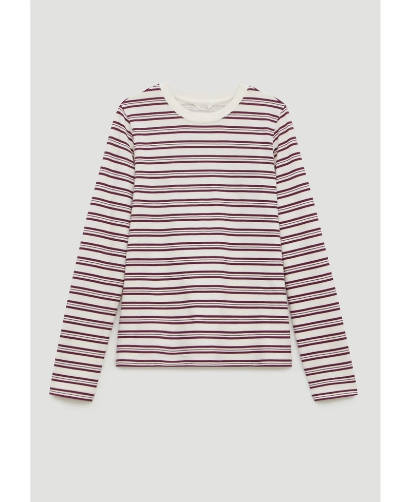 Hush Women's Mia Stripe Slim Long Sleeve Top