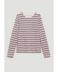 Hush Women's Mia Stripe Slim Long Sleeve Top