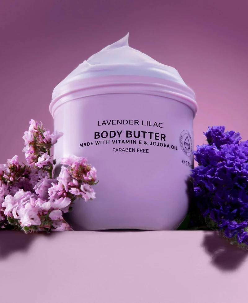 Lovery 2 piece Lilac Whipped Body Butter with Jojoba Oil and Shea Butter
