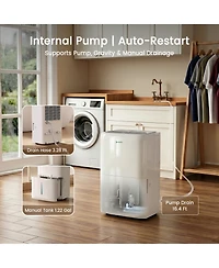 Waykar Energy Star 150 Pint Dehumidifier with Pump-Up to 7,500 Sq. Ft