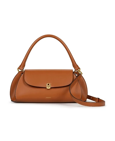 Noirgaze Scallop Calf Leather Bag