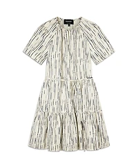 Whistles Women's Abstract Stripe Short Dress