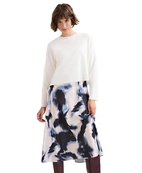 Phase Eight Women's Issy Tye Dye 2-in-1 Midi Dress