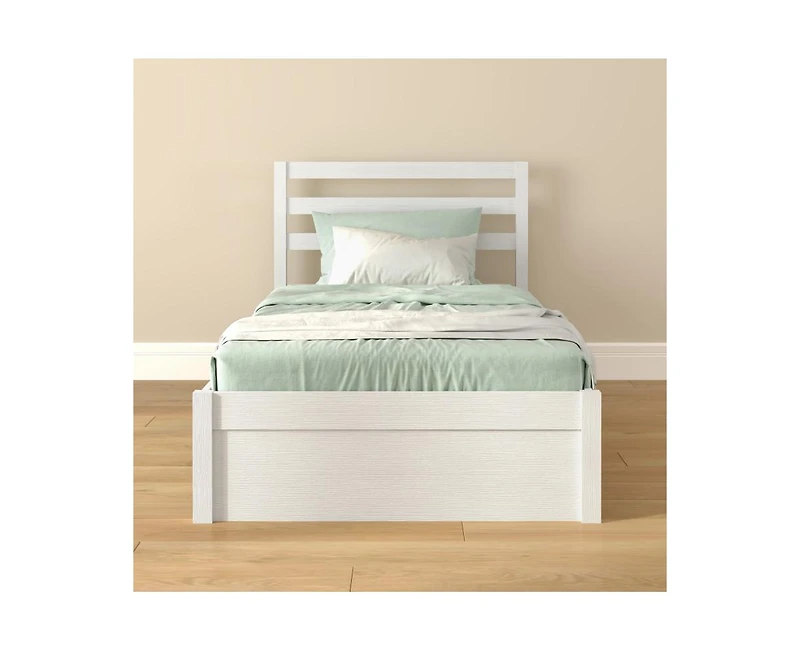 Grain & Grove Bear Twin Single Bed With Trundle