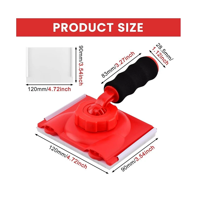 Xdovet Paint Edger Trimmer Wall Ceiling Corner Tool
