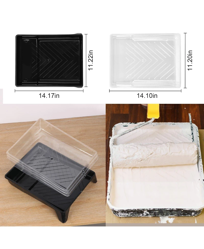 Xdovet Roller Set Frame Extension Rod Brush Scraper Painting Supplies