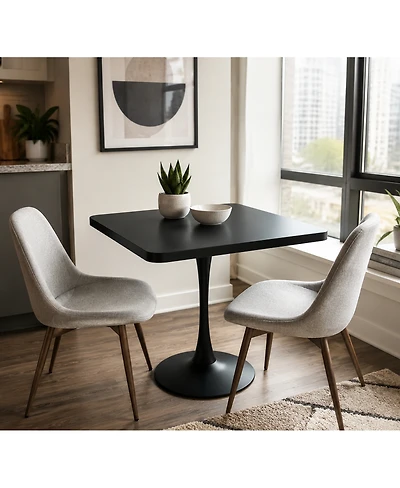 Streamdale Furniture 27.6" Mid-Century Modern Tulip Dining Table
