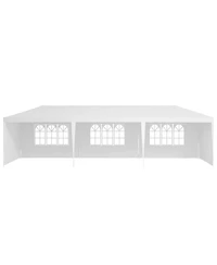 Streamdale Furniture 10x30' Outdoor Garden Gazebo Wedding Party Tent with 5 Removable Sidewalls