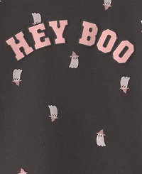 Carter's Toddler Girls' 2T-5T Halloween Hey Boo French Terry Top and Pants, 2-Piece Set