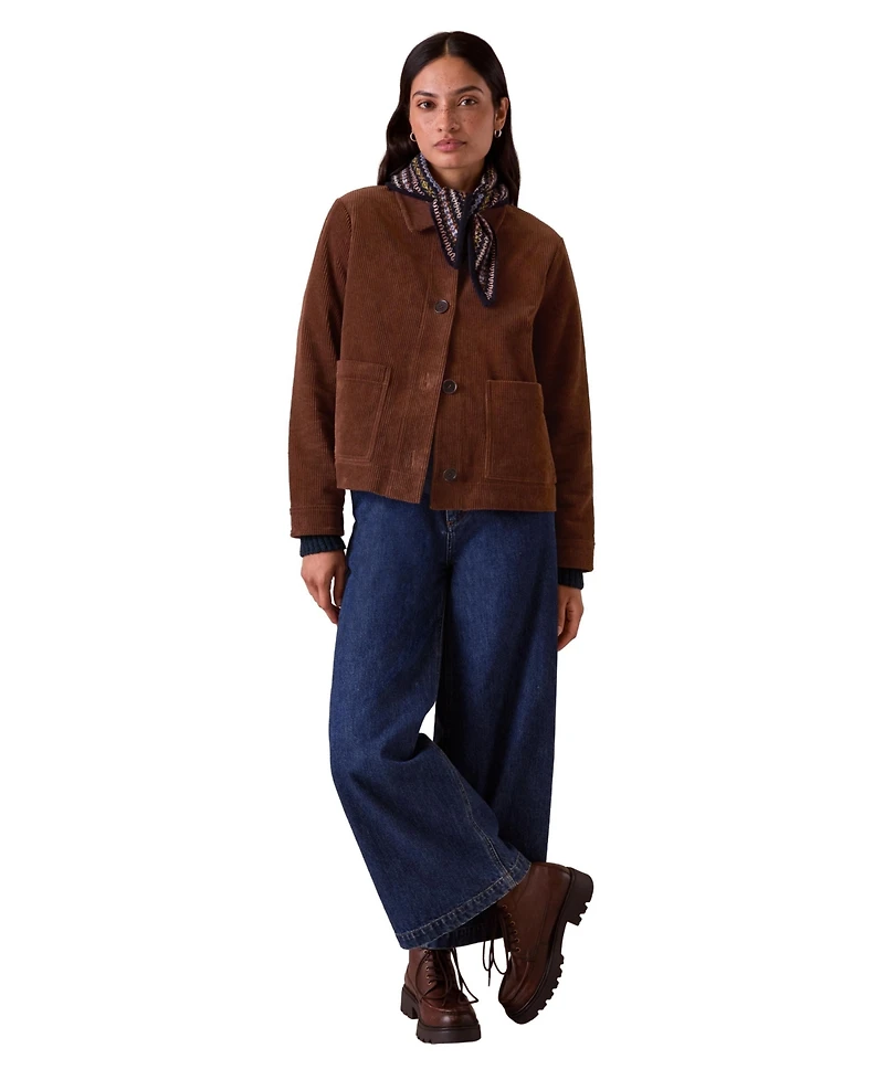 Celtic & Co. Womens Cord Utility Jacket