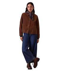 Celtic & Co. Womens Cord Utility Jacket