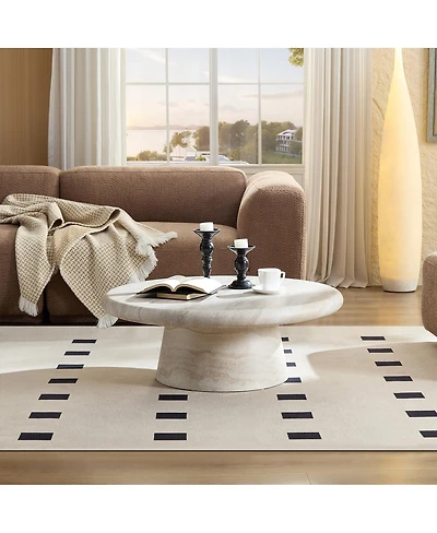 Streamdale Furniture Modern Round Coffee Table, Perfect for Living Room Decor, Assembly Required