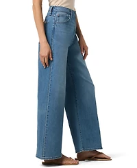 Hudson Jeans Women's Jolene High-Waisted Wide-Leg