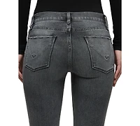 Hudson Jeans Women's Nico Mid-Rise Straight-Leg Cropped Denim