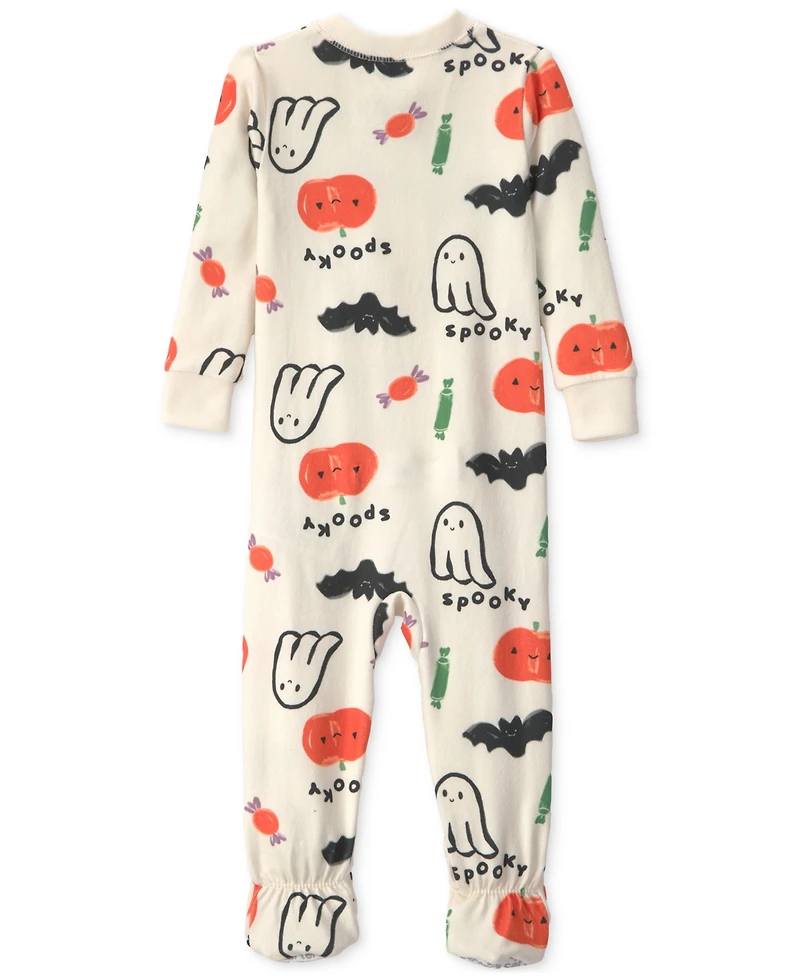 Carters Baby Boys' and Girls' Halloween Snug Fit Footed Long-Sleeve Pajama