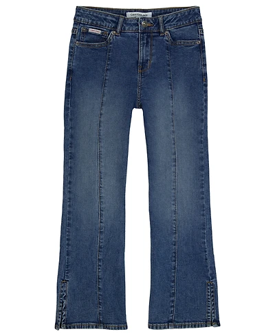 Calvin Klein Girls' 7-16 Logo Denim Jeans