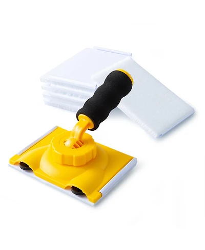 Xdovet Paint Edger 360degree(s) Rotation Handle 5 Replace Pads Wall Corner Ceiling Tool