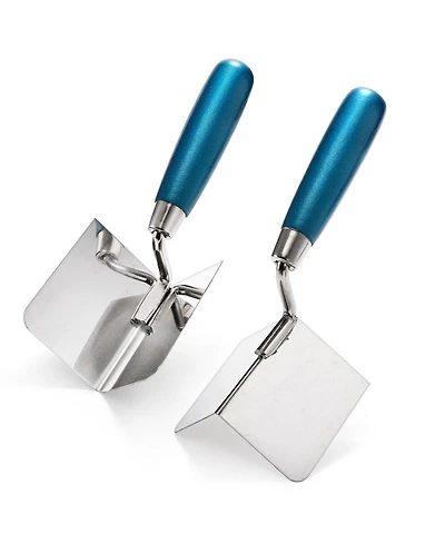 Xdovet Drywall Corner Trowel Set Stainless Steel Plastering Tool