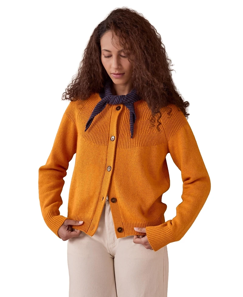 Celtic & Co. Women's Textured Yoke Sweater