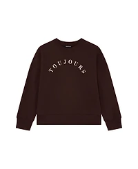 Whistles Women's Toujours Logo Relaxed-Fit Crewneck Sweatshirt