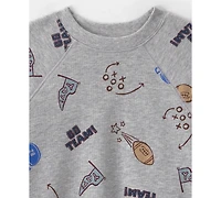 Carter's Toddler Boys' 2T-5T Game Day Round Neck Sweatshirt