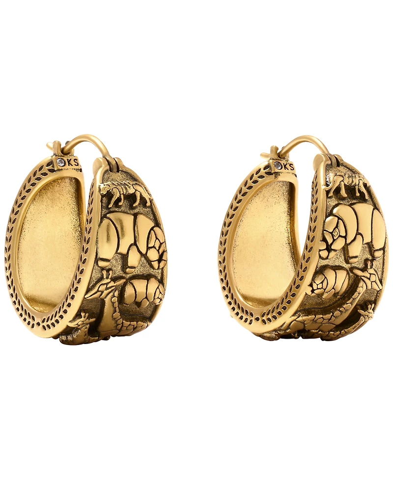 Kendra Scott Gold-Plated Raina Hoop Earrings