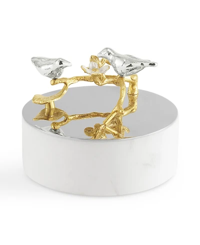 Michael Aram Lovebirds 4.5" Trinket Box
