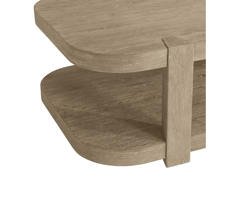 Bernhardt Tribeca 64" Wood Modern Coffee Table